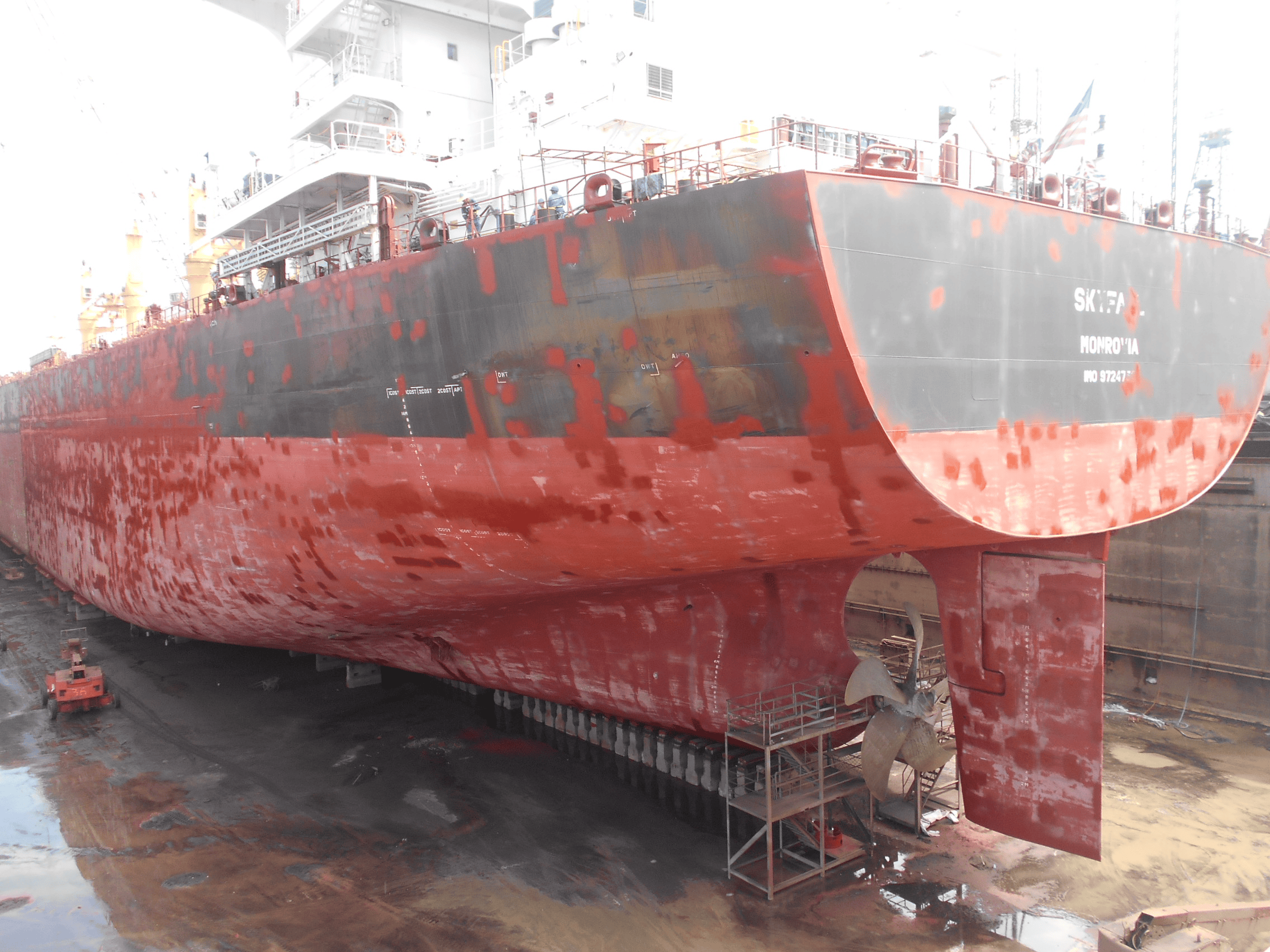 Boiler system inspection on a vessel